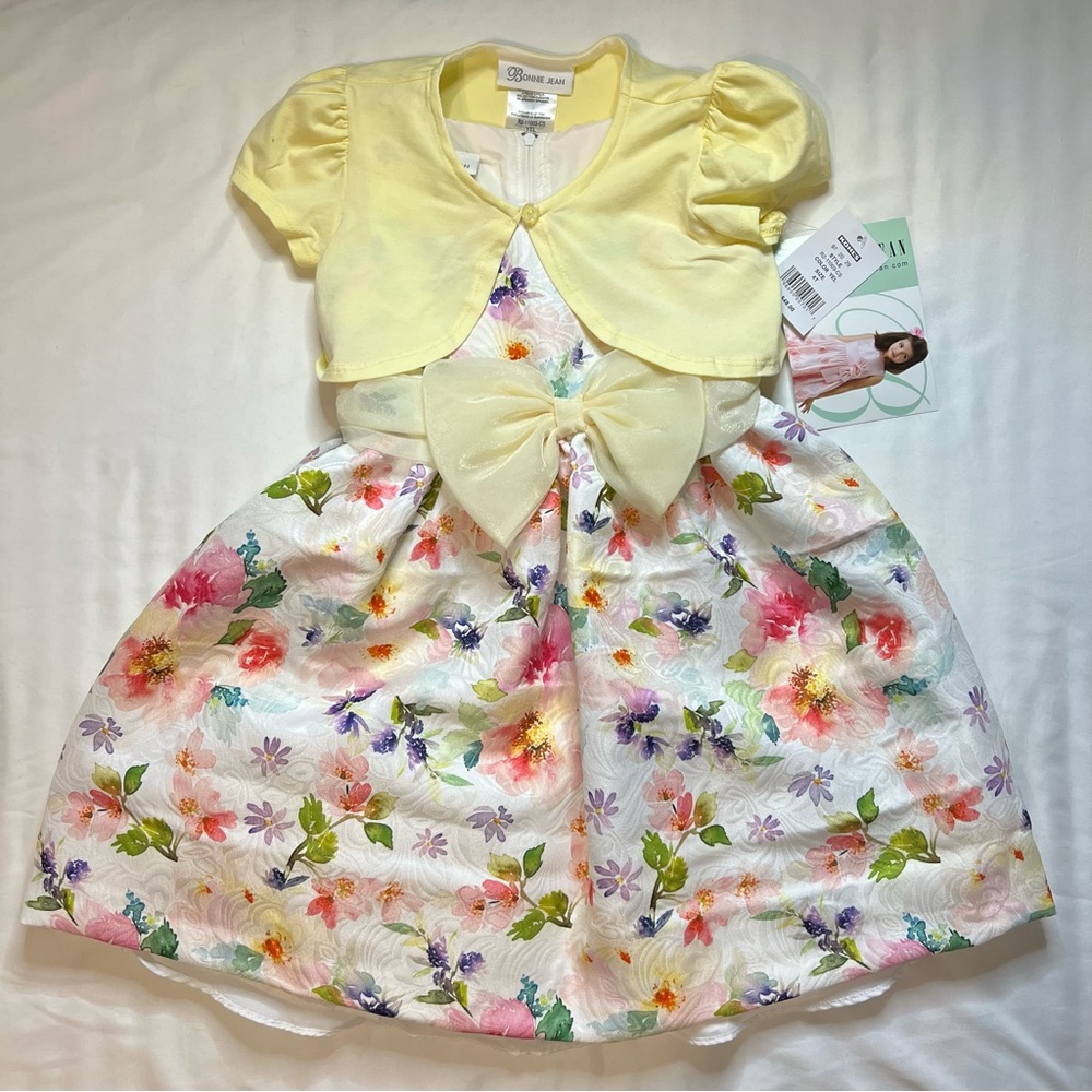4T Floral 2 Piece Dress